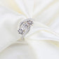 Tricolor Flower Fashion Color Tail Diamond Ring