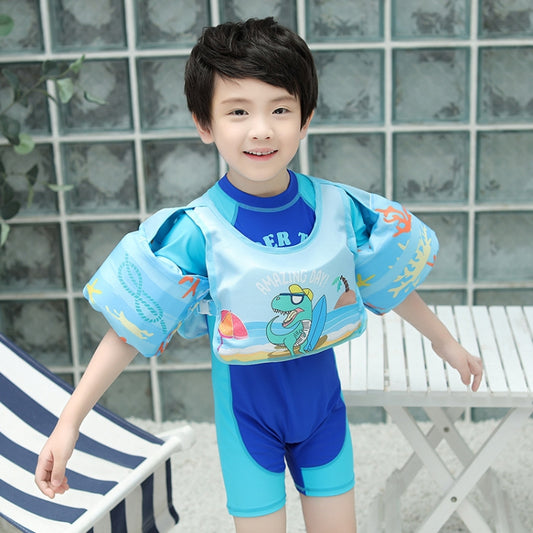 Vest-Style Children Life Jacket Baby Swimming Free Inflatable Arm Foam Life Buoy, Hip-hop Dinosaur, Submented Mirror Whale, Blue Tail Mermaid, Black Hair Doll, Bow Doll