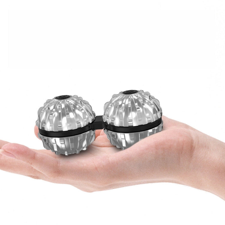 Siamese Massage Ball Fingertip Spinner Toy Decompression Artifact, (Silver), (Black), (Bronze), (Red Copper)