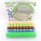 DIY play tent building set in box with green rods and colorful connector balls