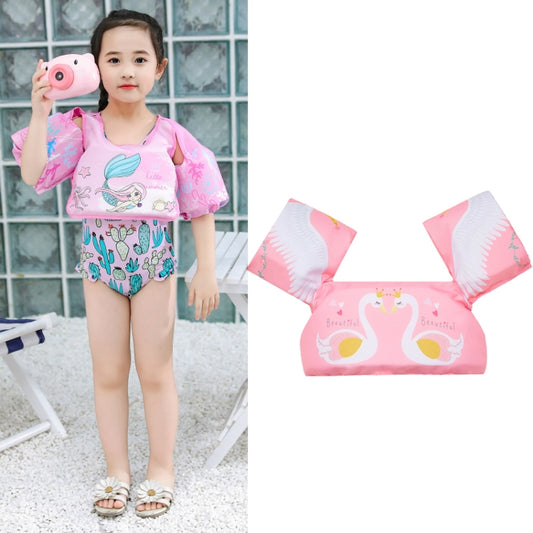 Children Swimming Foam Arm Ring Baby Swimming Equipment Floating Ring Water Sleeve Buoyancy Vest, Pink Flamingo, Pink Swan, Blue Dolphin, Blue Starfish, Purple Dog, Yellow Duck, Blue Whale, Green Bee, Blue Shark, Blue Crab, Blue Elephant, Pink Mermaid ...