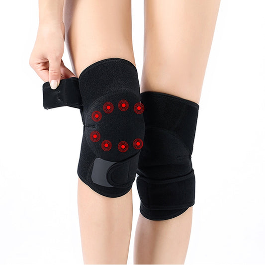 Tourmaline Self-Heating Sports Knee Pads Far Infrared Magnet Moxibustion Warm Knee Pads, Self-Heating Sports Knee Pads