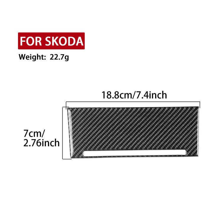 For 2017-2021 Skoda Octavia Left Right Hand Drive Center Console Storage Panel Sticker