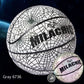 MILACHIC Number 7 Rainbow Reflective Cool Basketball, Gray 6736, Stripe 6734, Spider Pattern 6735