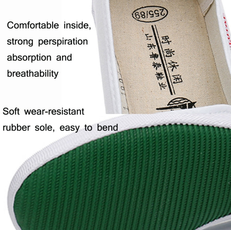 White canvas sneaker outsole and inner lining opening detail with green tread