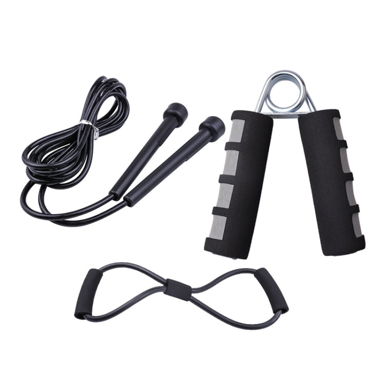3 In 1 Portable Fitness Exercise Skipping Grip Set, 3 In 1