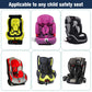 Universal child safety seat restraint anchor kit shown with child seat illustrations