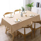 Champagne PVC waterproof disposable tablecloth, square table covering