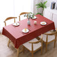Red wine PVC waterproof disposable tablecloth, square table covering