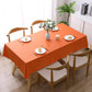 Orange PVC waterproof disposable tablecloth, square table covering