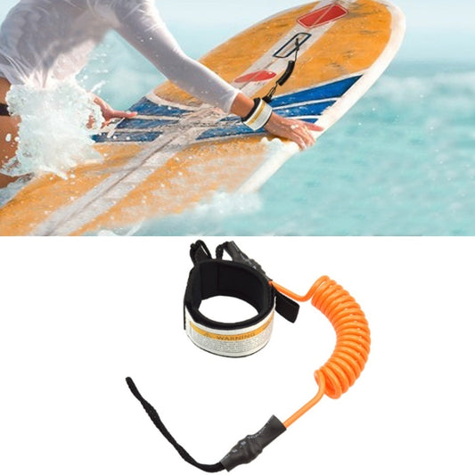 Surf Bodyboard Safety Hand Rope TPU Surfboard Paddle Towing Rope, The Length After Stretching: 1.6m, Safety Hand Rope(Clear Blue), Safety Hand Rope(Orange), Safety Hand Rope(Yellow), Safety Hand Rope(Black), Safety Hand Rope(Blue)
