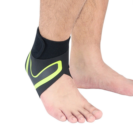 Sports Compression Anti-Sprain Ankle Guard Outdoor Basketball Football Climbing Protective Gear, Specification: S, Left Foot (Black Green), S, Left Foot (Black Green), S, Right Foot (Black Green), M, Left Foot (Black Green), M, Right Foot (Black Green)...