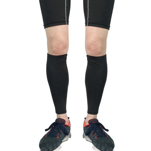 1 Pair Sports Breathable Compression Calf Sleeves Riding Running Protective Gear, Spec: M (Black), M (Black), L (Black), XL (Black), M (White), L (White), XL (White), M (Fluorescent Green), L (Fluorescent Green), XL (Fluorescent Green), M (Red), L (Red...