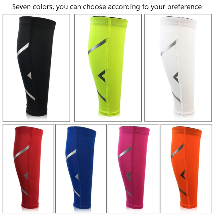 Pair of compression calf sleeves in multiple colors, breathable athletic sleeves