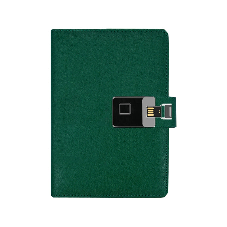 A5 Multi-Function Fingerprint Unlocking Notebook Can Record 10 Fingerprints, Fingerprint Lock + 16G U Disk, Only With Fingerprint Lock