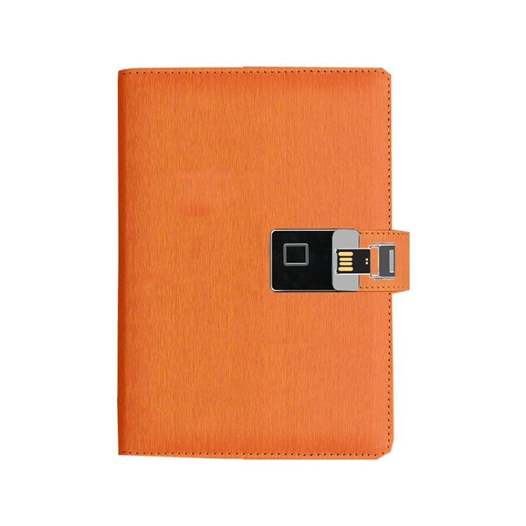 A5 Multi-Function Fingerprint Unlocking Notebook Can Record 10 Fingerprints, Fingerprint Lock + 16G U Disk, Only With Fingerprint Lock
