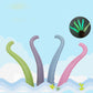 Assorted octopus tentacle finger covers with multiple pastel tentacles standing upright