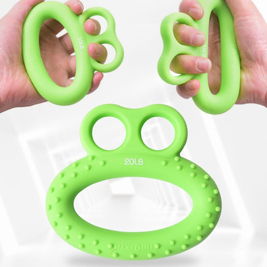 MAXSOINS MXO-DOUBLE-001 Frog Shape Finger Grip Training Device Finger Grip Ring, 20LB (Double-sided Green), 30LB (Double-sided Blue), 40LB (Double-sided Orange), 50LB (Double-sided Purple), 40LB (Bearded Grass Green), 20LB (Plane Green), 30LB (Plane Bl...
