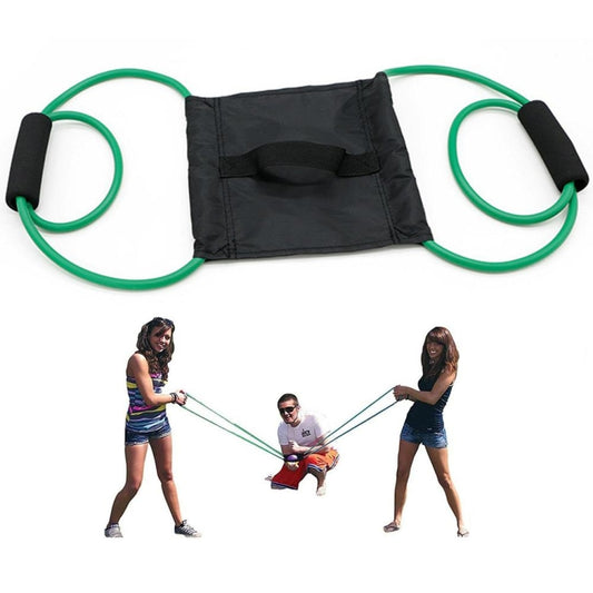 Outdoor Water Balloon Launcher Elastic 3 People Bomb Beach Party Toys, Line Length 1.5m, Line Length 2.1m, Line Length 0.7m