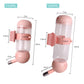 350ml and 500ml hanging pet water cups with size dimensions shown