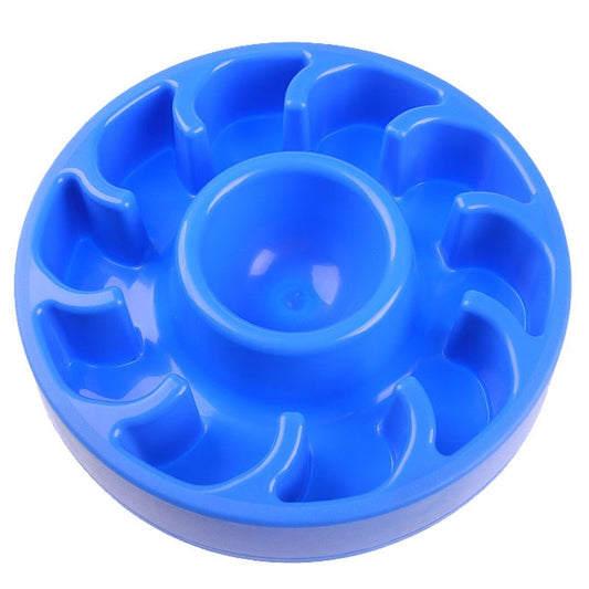 Dog Slow Food Bowl Pet Tattoo Deflection Bowl, Colorful Package