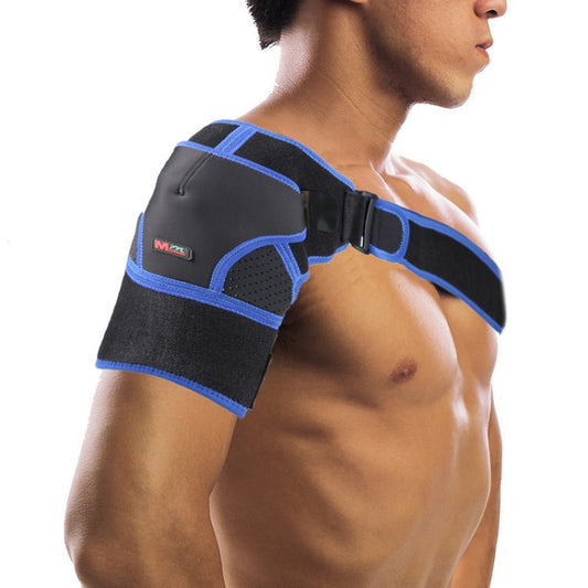 G06 Four-Direction Adjustable Pressure And Breathable Shoulder Pad Sports Protective Gear，Style:, Ordinary Version M (Black Blue), Ordinary Version L(Black Blue), Airbag Version M (Black Blue), Airbag Version L (Black And Blue), Ordinary Version M (Bla...