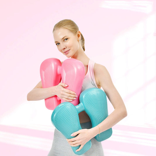 Home Fitness Yoga Balance Inflatable Foot Pad Aerobic Step Training Leg Relaxation Massage Pad, Yoga Inflatable Massage Pad (Blue), Yoga Inflatable Massage Pad (Pink)
