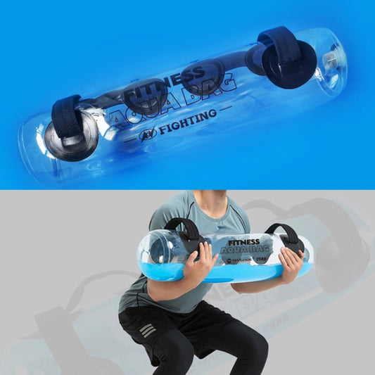 Portable Foldable Water-Filled Inflatable Weight Bag Weightlifting Balance Strength Training Fitness Weight Bag, 20kg (Transparent), 25kg (Transparent), 30kg (Transparent), 35kg (Transparent)