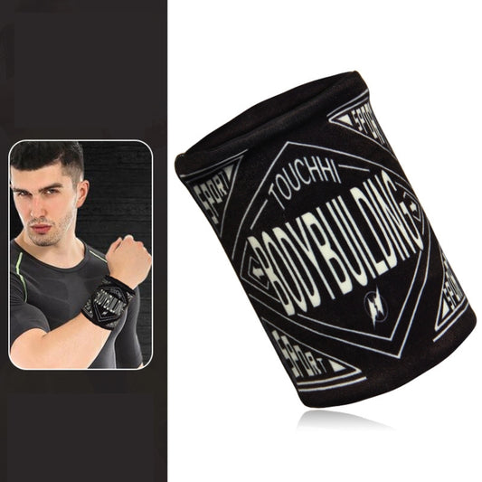Sports Fitness Elastic Wristbands Absorbing Sweat Playing Ball Riding Wiping Sweat Cold Wristbands, S, M