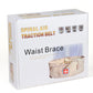 Spinal air traction belt waist brace box packaging with belt and plus icon shown
