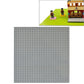 DIY building block bottom plate, dark gray 32x32 stud square