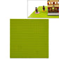 DIY building block bottom plate, green 32x32 stud square