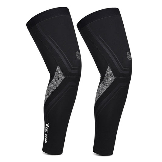 WEST BIKING Autumn & Winter Cycling Warmth Velvet Cold-Proof Leg Cover Outdoor Sports Equipment, Size：, M, L, XL