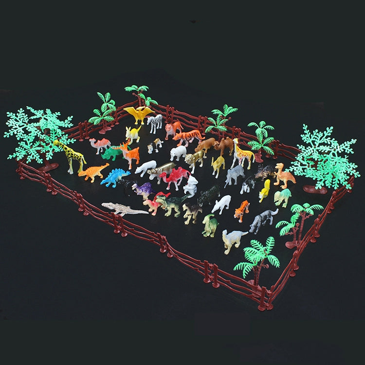 68 in 1 Simulation Mini Zoo Toy Set Solid Dinosaur Models Toy, 68 in 1 Dinosaur Models Toy