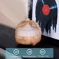 Light wood bird-cage ultrasonic aromatherapy humidifier with mist and timer options