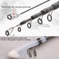 Top section of fishing rod with reinforced ring guides and protective pole cap