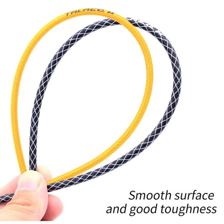 Braided bicycle cable tubes, golden and black loops, 5mm