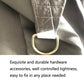 Shade sail attachment hardware: metal D-ring with stitched strap on fabric