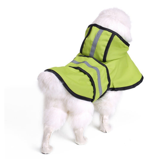 Pet Reflective Raincoat Large Dog Poncho, XS, S, M, L, XL, 2XL, 3XL, 4XL