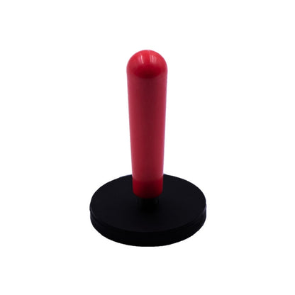 Car foil magnetic locator rod with red handle and black round base