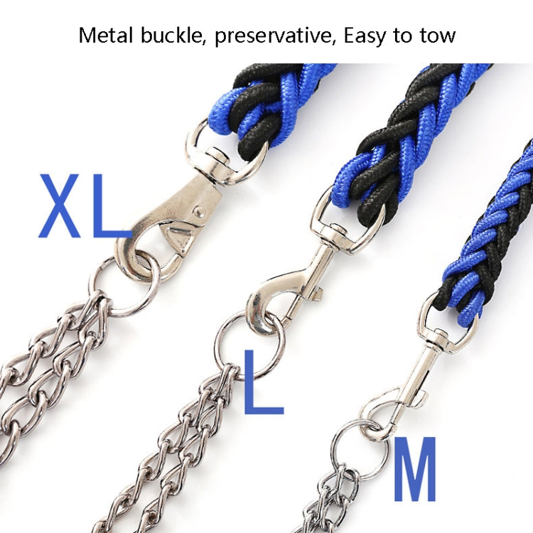 Dog Leash Braided Belt Pet Explosion-Proof Leash, Size:, M, L, XL