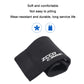 Folded view of black diving socks showing ZCCO logo and cushioned cuff