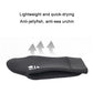 Black flat diving sock detail with smooth upper and textured sole panel