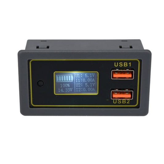 Car DC Voltage Electricity Table 12/24V Battery Lead-Acid Battery Turn 5V USB Fast Charge Display, Car DC Voltage Electricity Table