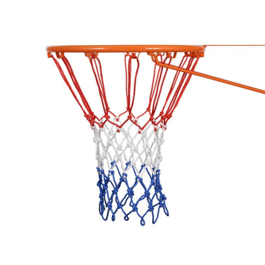 Outdoor Round Rope Basketball Net, Colour: 5.0mm Long Heavy Polyester(Red White Blue), 5.0mm Long Heavy Polyester(Red White Blue), 5.0mm Heavy Polyester(White Red Blue), 5.0mm Heavy Polyester(White Red), 5.0mm Heavy Polyester(White)                    ...