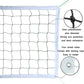 Polyethylene Knotted Four Wraped Sides Beach Volleyball Net For Competition / Training, Beach Volleyball Net
