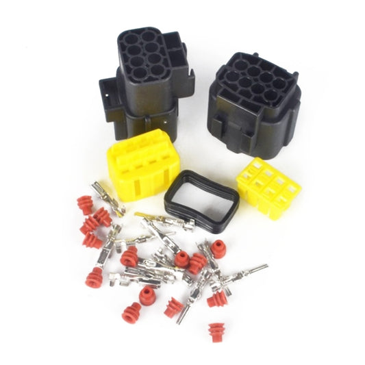 4 Sets  DJ70816Y 8 Holes Automobile Waterproof Plug Connector Automobile Plug-In Oil Pump Wiring Harness Generator Plug Set, Automobile Waterproof Plug Connector