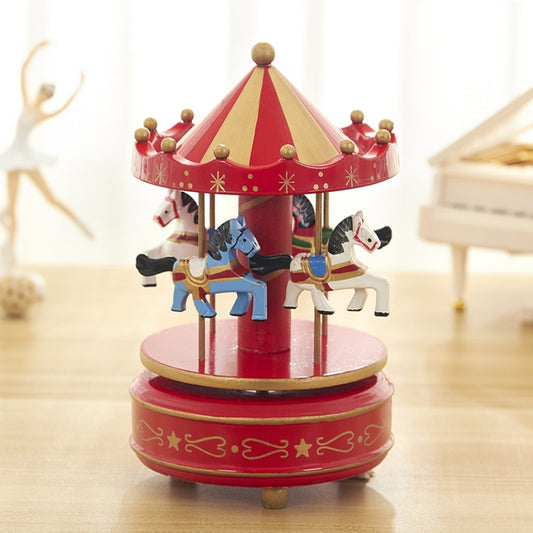 Sky City Carousel Clockwork Music Box Couples Birthday Gift, K0131 Star Blue, K0132 Star Pink, K0111 Star Red, K0121 Flowers Grass Red, K0112 Flowers Grass Rose, K0233 Dot Red, K0232  Dot Blue + Pink, K0231 Dot Blue, K0321 Red White