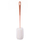Pink sponge bottle vacuum cup cleaning brush with long handle and loop handle hole