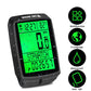 WEST BIKING 5 Languages Bicycle Waterproof Backlight Multifunction Wireless Odometer Speedometer, 5 Languages